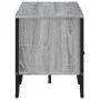 TV stand made of gray Sonoma engineered wood, measuring 122x34x41 cm. by , TV Furniture - Ref: Foro24-848582, Price: 72,19 €,...