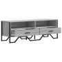 TV-Möbel aus Sonoma-Eichenfurnier, 122x34x41 cm. von , TV-Möbel - Ref: Foro24-848582, Preis: 73,08 €, Rabatt: %