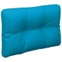 Light blue fabric cushion for pallet sofa 60x40x12 cm by , Cushions for chairs and sofas - Ref: Foro24-360561, Price: 21,48 €...