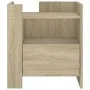 Engineered wood nightstand in Sonoma oak, 45x50x50 cm. by , Nightstands - Ref: Foro24-848278, Price: 53,81 €, Discount: %