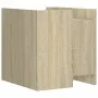 Engineered wood nightstand in Sonoma oak, 45x50x50 cm. by , Nightstands - Ref: Foro24-848278, Price: 53,81 €, Discount: %