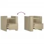 Engineered wood nightstand in Sonoma oak, 45x50x50 cm. by , Nightstands - Ref: Foro24-848278, Price: 53,81 €, Discount: %