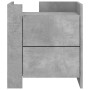 Nachttisch aus grauem Beton-Engineered-Holz, 45x50x50 cm. von , Nachttische - Ref: Foro24-848286, Preis: 57,26 €, Rabatt: %