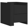 Nachttisch aus schwarzem Ingenieurholz 45x50x50 cm von , Nachttische - Ref: Foro24-848284, Preis: 58,44 €, Rabatt: %