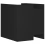 Engineered wood black bedside table 45x50x50 cm by , Nightstands - Ref: Foro24-848284, Price: 58,44 €, Discount: %