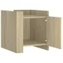 Nachttisch aus Sonoma-Eiche Spanplatte 45x50x50 cm von , Nachttische - Ref: Foro24-848299, Preis: 45,02 €, Rabatt: %