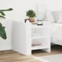 Nachttisch aus weißem Ingenieurholz 45x50x50 cm von , Nachttische - Ref: Foro24-848290, Preis: 46,23 €, Rabatt: %