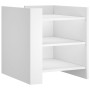 Nachttisch aus weißem Ingenieurholz 45x50x50 cm von , Nachttische - Ref: Foro24-848290, Preis: 46,81 €, Rabatt: %