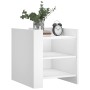 Nachttisch aus weißem Ingenieurholz 45x50x50 cm von , Nachttische - Ref: Foro24-848290, Preis: 46,81 €, Rabatt: %