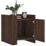Mesita de noche madera de ingeniería roble marrón 45x50x50 cm de , Mesitas de noche - Ref: Foro24-848303, Precio: 49,95 €