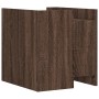 Mesita de noche madera de ingeniería roble marrón 45x50x50 cm de , Mesitas de noche - Ref: Foro24-848303, Precio: 49,95 €