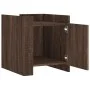 Nachttisch aus Eichenholz in brauner Farbe, 45x50x50 cm. von , Nachttische - Ref: Foro24-848303, Preis: 47,72 €, Rabatt: %