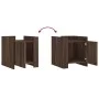 Nachttisch aus Eichenholz in brauner Farbe, 45x50x50 cm. von , Nachttische - Ref: Foro24-848303, Preis: 47,72 €, Rabatt: %