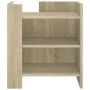 Nachttisch aus Sonoma-Eiche Spanplatte 45x50x50 cm von , Nachttische - Ref: Foro24-848292, Preis: 44,93 €, Rabatt: %