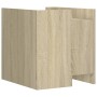 Nachttisch aus Sonoma-Eiche Spanplatte 45x50x50 cm von , Nachttische - Ref: Foro24-848292, Preis: 45,46 €, Rabatt: %