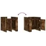 Nachttisch aus geräucherter Eichen-Ingenieurholz 45x50x50 cm. von , Nachttische - Ref: Foro24-848301, Preis: 46,46 €, Rabatt: %