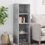 Tall engineered wood sideboard in gray concrete 40x41x124 cm by , Sideboards - Ref: Foro24-846386, Price: 57,55 €, Discount: %
