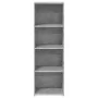Tall engineered wood sideboard in gray concrete 40x41x124 cm by , Sideboards - Ref: Foro24-846386, Price: 57,55 €, Discount: %