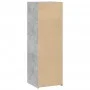 Tall engineered wood sideboard in gray concrete 40x41x124 cm by , Sideboards - Ref: Foro24-846386, Price: 57,55 €, Discount: %