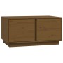 Solid honey brown pine wood coffee table 80x50x40 cm by vidaXL, Coffee table - Ref: Foro24-814422, Price: 68,35 €, Discount: %