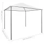 White gazebo 3x3x2.9 m 180 g/m² by vidaXL, Tents and gazebos - Ref: Foro24-312241, Price: 119,25 €, Discount: %
