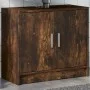 Waschbeckenunterschrank aus geräucherter Eichen-Ingenieurholz 63x29x55 cm. von , Badezimmermöbel - Ref: Foro24-848098, Preis:...