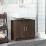 Armario de lavabo madera ingeniería marrón roble 63x29x55 cm de , Muebles de baño - Ref: Foro24-848100, Precio: 50,98 €, Desc...