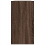 Waschbeckenunterschrank aus braunem Eichen-Ingenieurholz, 63x29x55 cm. von , Badezimmermöbel - Ref: Foro24-848100, Preis: 51,...