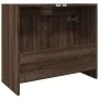 Armario de lavabo madera ingeniería marrón roble 63x29x55 cm de , Muebles de baño - Ref: Foro24-848100, Precio: 50,98 €, Desc...