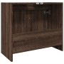 Waschbeckenunterschrank aus braunem Eichen-Ingenieurholz, 63x29x55 cm. von , Badezimmermöbel - Ref: Foro24-848100, Preis: 51,...