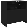 Waschbeckenunterschrank aus schwarzem Holzwerkstoff 59x37x59 cm. von , Badezimmermöbel - Ref: Foro24-848109, Preis: 80,82 €, ...