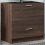 Armario de lavabo madera de ingeniería marrón roble 59x37x59 cm de , Muebles de baño - Ref: Foro24-848114, Precio: 82,84 €