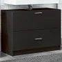 Armario de lavabo madera de ingeniería negro 78x37x59 cm de , Muebles de baño - Ref: Foro24-848116, Precio: 94,78 €, Descuent...