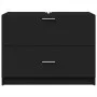Armario de lavabo madera de ingeniería negro 78x37x59 cm de , Muebles de baño - Ref: Foro24-848116, Precio: 94,78 €, Descuent...