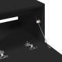 Engineered wood black bathroom cabinet 78x37x59 cm by , Bathroom furniture - Ref: Foro24-848116, Price: 88,25 €, Discount: %