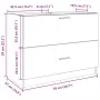 Waschbeckenunterschrank aus schwarzem Holzwerkstoff 78x37x59 cm. von , Badezimmermöbel - Ref: Foro24-848116, Preis: 93,23 €, ...
