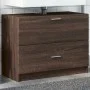 Armario de lavabo madera de ingeniería marrón roble 78x37x59 cm de , Muebles de baño - Ref: Foro24-848121, Precio: 90,62 €, D...