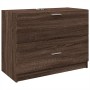 Armario de lavabo madera de ingeniería marrón roble 78x37x59 cm de , Muebles de baño - Ref: Foro24-848121, Precio: 92,09 €, D...