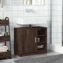 Engineered wood brown oak sink cabinet 63x29x55 cm by , Bathroom furniture - Ref: Foro24-848135, Price: 51,82 €, Discount: %