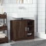 Waschbeckenunterschrank aus braunem Eichen-Ingenieurholz, 63x29x55 cm. von , Badezimmermöbel - Ref: Foro24-848135, Preis: 52,...
