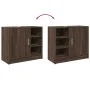 Engineered wood brown oak sink cabinet 63x29x55 cm by , Bathroom furniture - Ref: Foro24-848135, Price: 51,82 €, Discount: %