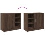 Waschbeckenunterschrank aus braunem Eichen-Ingenieurholz, 63x29x55 cm. von , Badezimmermöbel - Ref: Foro24-848135, Preis: 52,...