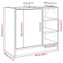 Engineered wood brown oak sink cabinet 63x29x55 cm by , Bathroom furniture - Ref: Foro24-848135, Price: 51,82 €, Discount: %