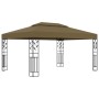 Gazebo with double roof taupe gray 3x4m 180 g/m² by vidaXL, Tents and gazebos - Ref: Foro24-312244, Price: 273,94 €, Discount: %