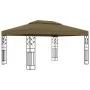 Gazebo with double roof taupe gray 3x4m 180 g/m² by vidaXL, Tents and gazebos - Ref: Foro24-312244, Price: 263,16 €, Discount: %