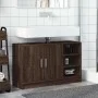 Mueble de lavabo madera de ingeniería roble marrón 90x29x55 cm de , Muebles de baño - Ref: Foro24-848128, Precio: 73,60 €, De...