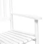 Rocking chair with folding table made of solid white poplar wood by , Rocking chairs - Ref: Foro24-3281257, Price: 150,32 €, ...