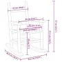 Rocking chairs for children, 2 units, solid black poplar wood by , Rocking chairs - Ref: Foro24-3281598, Price: 83,85 €, Disc...