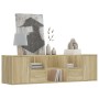 Eckschrank aus Sonoma-Eichenfurnierholz 160x40x45 cm von , Schränke und Lagerung - Ref: Foro24-3307821, Preis: 113,61 €, Raba...
