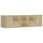 Eckschrank aus Sonoma-Eichenfurnierholz 160x40x45 cm von , Schränke und Lagerung - Ref: Foro24-3307821, Preis: 113,61 €, Raba...